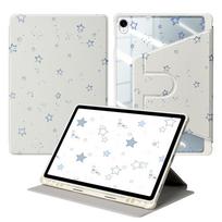 360° sukimas Samsung Tab A11 Plus A9+ planšetės dėklui S10 Lite/S10 FE/S9 FE/S9 S11 S10+/S9+/S9FE+12.4 S10FE+ dangtelis (Star,A9 A11 Plus 11in) žvaigždė