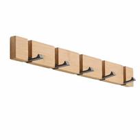 Daugkablių konstrukcijos drabužių ir kepurių pakaba Sieninė kabykla Drabužių kabliukų stovas Naudojimui už durų 5 Hooks beige