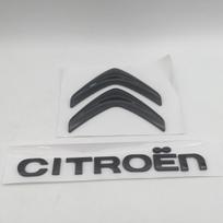 1 vnt. 3D ABS Citroen automobiliui raidės Priekinės variklio dangčio emblema Dangčio lipdukas Galinės bagažinės emblema Lipdukas Stiliaus auto priedai