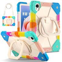 Armor Case For Huawei Matepad 11.5S SE 11 11.5 Tablet Hard PC Stand Shockproof Shell Kickstand For MatePad Air 11.5 Matepad Air 11.5 beige