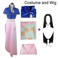 Nico Robin Cosplay Kostiumas Suknelė Apranga Anime Cosplay Kostiumas Kostiumai Mergaitei Pilnas Rinkinys Helovino Karnavalo Šventės Suknelė S gray