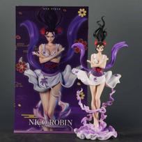 One Piece Nico Robin Figure Standing Posture Purple Cloud Scene Anime Pvc Statue Desktop Collectible Ornament Toy Figure Gifts
