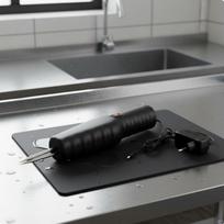 Elektrinis paukščių pluktuvas Vandeniui atsparus rankinis vištienos plunksnų šalinimo prietaisas Nešiojamas su vidine baterija Antis Black Eu Plug-in