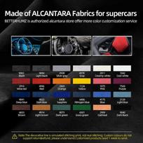 Made of Alcantara For BMW E90 Series 3 Dashboard Panel Instrument Trim Strip Performance Sticker Car Interior Tuning Accessories Custom Color