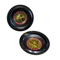 10-inch Russian Roulette Drinking Wheel Game with Balls - Fun Party Prop for Friends black