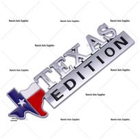Texas Edition Off-Road Metal Emblem Sticker Badge