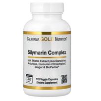 California Gold Nutrition Silymarin Complex Support Liver Health Veggie Capsules 120 Tablets 1 pcs