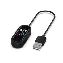 Magnetiniai įkrovikliai Xiaomi Mi Band 4 įkrovikliui Išmanioji apyrankė Apyrankės Įkrovimo laidas USB įkroviklio laidas juoda