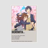 Japonų Anime Horimiya Plakatas Namų Sienų Dekoras Freska Retro Baltas Popierius Sieniniai Plakatai ir Spaudiniai Svetainės Baro Dekoras Meno Tapyba Dovanos 42x30cm