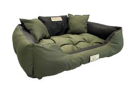 KINGDOG šunų lova, atspari vandeniui ir patvari, SML XL XXL 3XL, 8 spalvos! S - 55x45 cm armijos žalia spalva