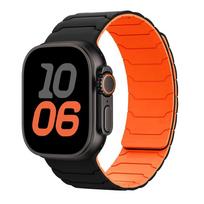 Magnetinis laikrodžio dirželis Apple Watch ultra 2 - Silikoninė apyrankė iWatch Series S10/9/8/7/6/5/4/3/2/1 49mm 45mm 44mm 40mm 42mm 46mm 41mm 38mm 38/40/41mm S1-S9 red