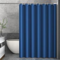 Vienos spalvos, tvirtas, vandeniui atsparus dušo užuolaida, vonios durų užuolaida, vonios dušo įdėklas, tualeto pertvaros lango užuolaida 80cm * 180cm blue