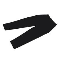 Women Neoprene Sauna Sweat Pants Workout Running Slimming Body Shaper LeggingsSM S M black