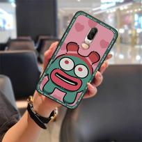 Minkštas dėklas Atsparus smūgiams telefono dėklas OnePlus 6/1+6 Išliekantis Apsauginis Pilnas apvyniojimas Atsparus smūgiams Vandeniui atsparus Grafiti TPU Mielas OnePlus 6/1+6 brown