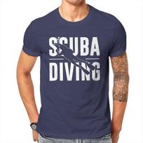 Nardymo Scuba Nardymo Marškinėliai Vyriški Drabužiai Su Nardytoju Minkšti Marškinėliai Vasariniai Medvilniniai Marškinėliai Hip Hop Marškinėliai Streetwear M blue