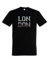 London T-Shirt Skyline City England Great Britain UK United Kingdom M gray