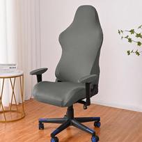 Elastingas Milk Šilko žaidimų kėdės užvalkalas porankio dangtelis Minkštas elastingas, atsparus dulkėms, universalus One Size black