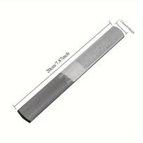 4-Way Hand Rasp & File Set – Half Round, Flat, Needle Files for Metal, Wood & Tool Sharpening gray