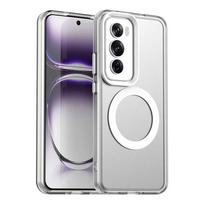 OPPO Reno 12 12 Pro plonas, atsparus kritimui, smūgiams, pirštų atspaudams, magnetinis, matinio paviršiaus telefono dėklas Reno 12 Global