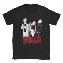 Laisvalaikio Nesąmoningas Savęs Lepinimas MSI Komiksų Marškinėliai Vyriški Medvilniniai Marškinėliai Punk Grupės Muzikiniai Trumpomis Rankovėmis T-Shirt Grafinės Prekės M white