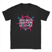Laisvalaikio Nesąmoningas Savęs Lepinimas MSI Komiksų Marškinėliai Vyriški Medvilniniai Marškinėliai Punk Grupės Muzikiniai Trumpomis Rankovėmis T-Shirt Grafinės Prekės S pink