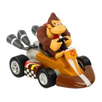 Super Mario Bros Kartingas Luigi Bowser Princesė Persikas Yoshi Toad Veiksmo Figūrėlės Žaislai Traukiamas Automobiliukas Anime Žaidimo Lėlė Dovana Vaikams orange