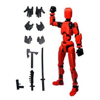 Action Doll Titan Multi Joint Mobile Transformation Robot Handheld T13 Action Doll Character Toy Children's Boy Birthday Gift black