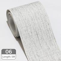 5M PVC Vandeniui atsparus Lipnus Grindjuostės Sienos Lipdukas Svetainės Virtuvės Vonios Kambario Kampo Palangės Juosmens Stori Tapetai Width 8cm white