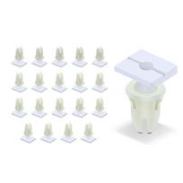 20 x Fiksavimo spaustukų apdailos juostelės su grometu A0099880378 Mercedes white