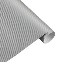 200cm*30cm 3D anglies pluošto vinilinė plėvelė 3M automobilio lipdukai Vandeniui atsparūs „pasidaryk pats“ motociklams Automobiliams Automobilių stiliaus apvyniojimo ritinėlio priedai gray