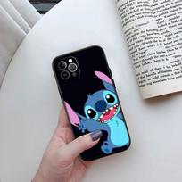 Animacinis Stitch dėklas telefonui Motorola Moto Edge 60 60s 70 G86 G56 G54 E14 G04S G45 G54 G64 Pro Power Neo Fusion Motorola Moto G64 black