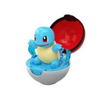 6 stiliai Pokemon figūrėlė Bulbasaur Eevee Charmander Meowth Squirtle Pikachu veiksmo Pokeball elfas Kamuoliukas Žaislas veiksmo Lėlė vaikams dovana