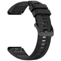 Quick Fit 26 22 20mm Strap for Garmin Tactix 8/Quatix 8/Fenix 8 E 7 7X Pro 6 6X Silicone Watchband for Garmin Epix Pro/Enduro 3 Quick Fit 20mm juoda pilka spalva