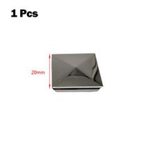 1/10Pcs Column Cap Hat Square Post Cap Stainless Steel To Steel Galvanized Cover Pyramid Shape Cap Home Garden Decoration
