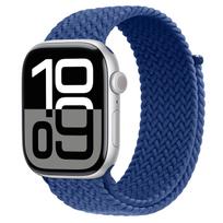 Nertas dirželis Apple watch 10 11 Juostelės 46mm 45mm ultra2 49mm 44mm 40 41mm 42mm correa bracelet iWatch series 9 8 7 3 5 4 se 6 42 44 45 49 S10-46mm&M size black