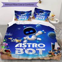 ASTRO BOT Raštas Patalynės komplektas Užvalkalas Pagalvės užvalkalas Namų dekoracija Gimtadienio dovana (1 * antklodės užvalkalas + 2 * pagalvės užvalkalai be šerdies) 135x200cm white