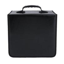 240/320/360400/520 Discs Portable Cd Dvd Wallet Holder Bag Case Album Organizer Media Storage Box Zipper Cd Sleeve Bag For Home black