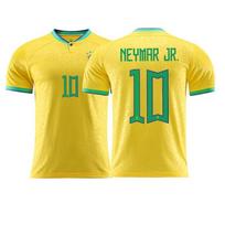 2223 World Cup single top Brazil home and away 10 Neymar 20 Vinicius football jersey #26 yellow