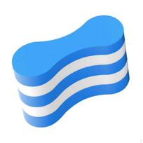 Pull Buoy Leg Float EVA Foam Support Flotation Swimming Stroke Pool Gear Legs and Hips blue