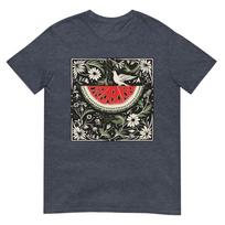 Free Palestine Fruits Watermelon Map Long Sleeve Tshirt L black
