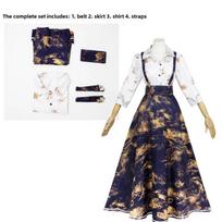 Clair Obscur Expedition 33 Cosplay Kostiumas Su Poliesterio Audiniu Helovino Scenos Pasirodymui XXXL blue