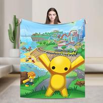 Lanksti Gyvenimo Minkšta Šilta Antklodė Vaikams Suaugusiems Pliušinė Mėtoma Antklodė Naujoviška Svetainės Flanelinė Paklodė Sofos Lovo Dangalas Size: 75*100cm, Weight: 320 GSM