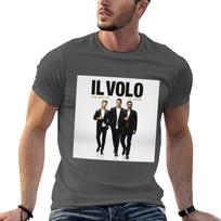 Il Volo 10 Metų Geriausių T-shirt Universalus Pagrindinis Trumpomis Rankovėmis Viršus L black