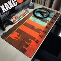 Half Life Large Gaming Mouse Pad XXL Computer Mousepad PC Gamer Mouse Mat Laptop Mausepad Mouse Carpet Keyboard Mat Desk Pad 40cmx90cm(15.7x35.4inch)