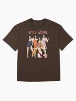 Foo Fighters Spice Grohl Funny Rock Band Parody Oversized T-Shirt S gray