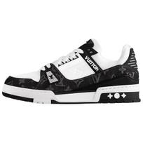 LOUIS VUITTON Sportbačiai Karvės oda Madingi Žemi Kateboardo Batai Moteriški Juodi 1AC2A5 38.5 juoda