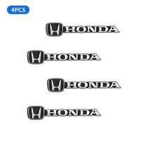 Honda Car Speaker Emblem Badge Decal, Audio Horn Decorative Sticker, Interior Modification Accessories for Civic Accord CRV HI7 black
