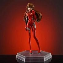 2 TYPES Eva Ayanami Rei Asuka Action Figure Toys PVC Anime Collection Model Desktop Ornaments Child Gift brown