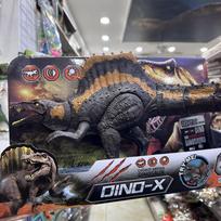 Dinozauras Spinosaurus su garsu ir šviesos efektais Spinosaurus Elektrinis dinozauras Veiksmo žaislas Gimtadienio dovana gray