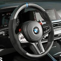 Rankomis siūta neslystanti automobilio vairo apdangalas BMW M Sport G30 G02 X5 F40 F41 g82 M4, „pasidaryk pats“, minkštas zomšas, automobilio interjeras